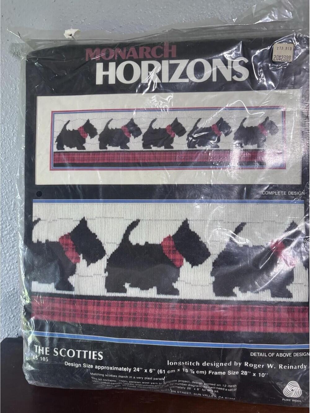 Monarch Horizons Long stitch Kit New The Scottie’s